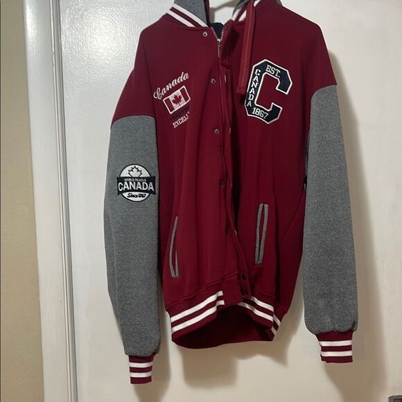 Canada Embroidered varsity jacket size extra large